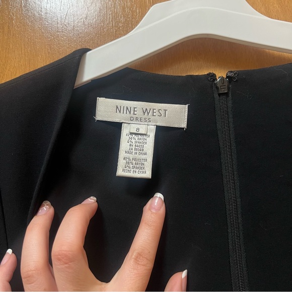 Nine West Black Midi Cocktail Dress - Picture 13 of 13